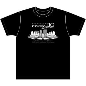 祝・日比谷野音100周年　オールナイトニッポンMUSIC10　Sunset Party 　Tシャツ　黒 - OFFICIAL SHOP